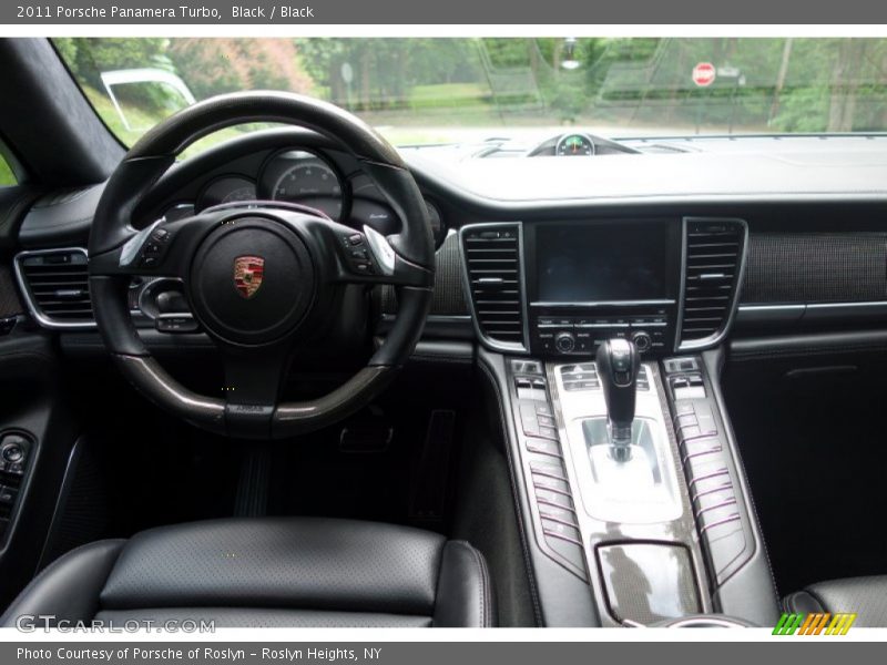 Black / Black 2011 Porsche Panamera Turbo