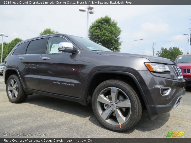 Granite Crystal Metallic / New Zealand Black/Light Frost 2014 Jeep Grand Cherokee Limited