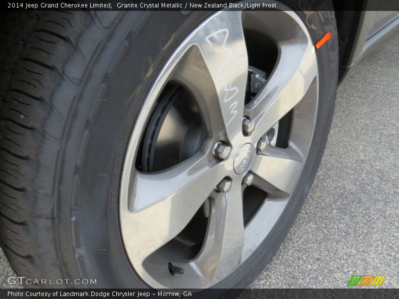 Granite Crystal Metallic / New Zealand Black/Light Frost 2014 Jeep Grand Cherokee Limited