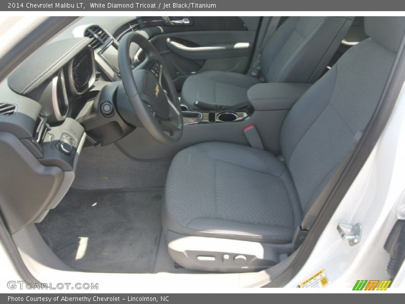 White Diamond Tricoat / Jet Black/Titanium 2014 Chevrolet Malibu LT