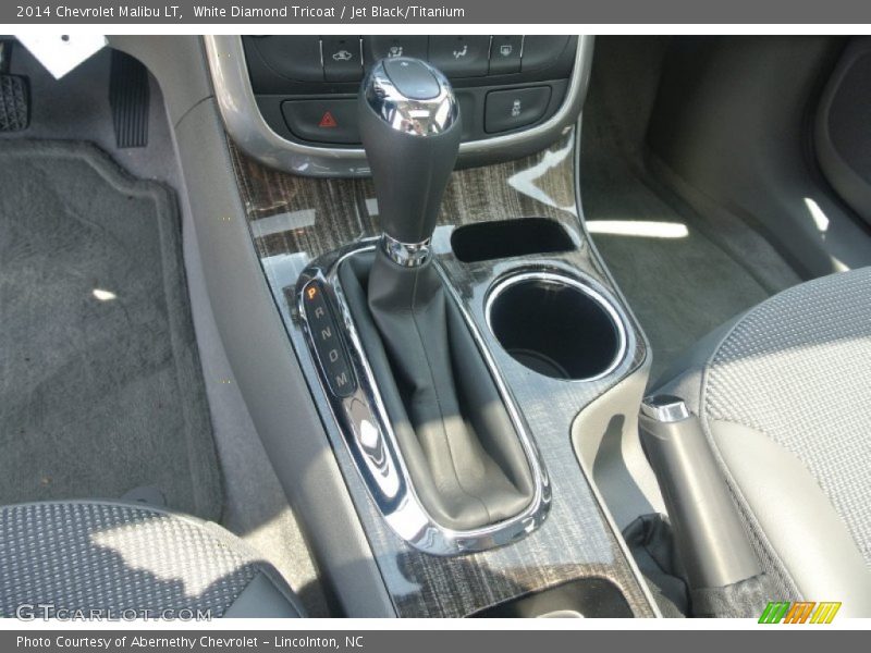 White Diamond Tricoat / Jet Black/Titanium 2014 Chevrolet Malibu LT