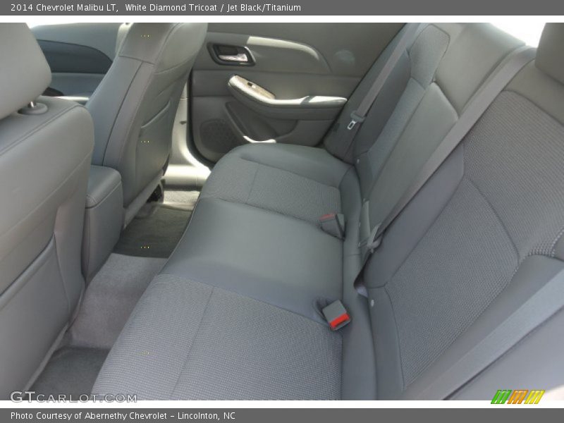 White Diamond Tricoat / Jet Black/Titanium 2014 Chevrolet Malibu LT