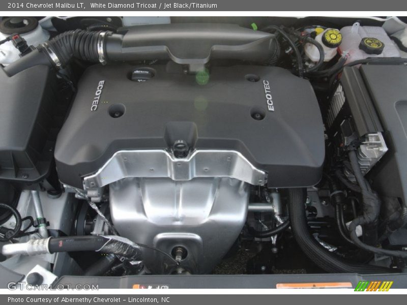 White Diamond Tricoat / Jet Black/Titanium 2014 Chevrolet Malibu LT