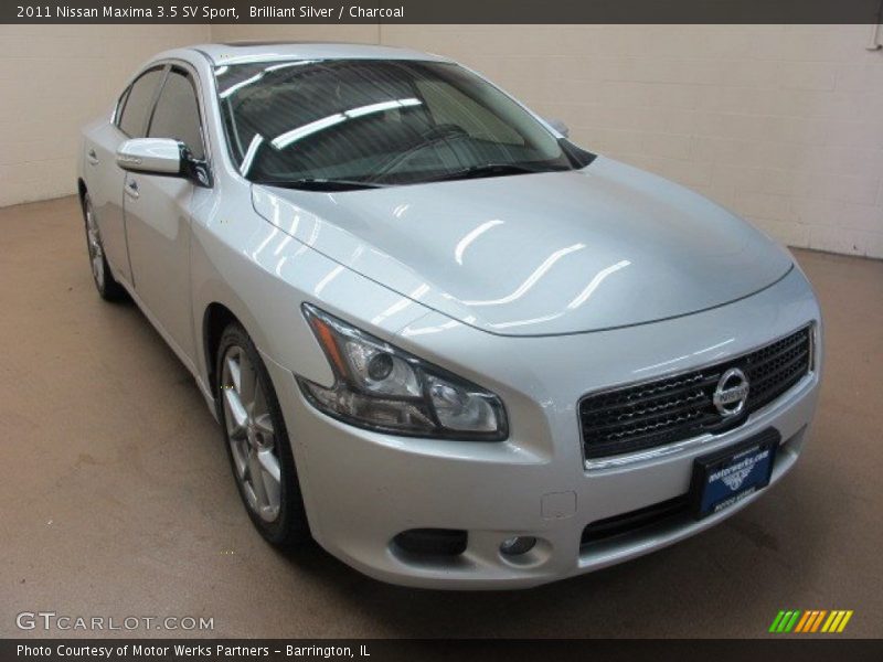 Brilliant Silver / Charcoal 2011 Nissan Maxima 3.5 SV Sport