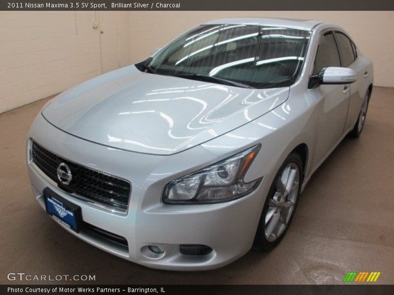 Brilliant Silver / Charcoal 2011 Nissan Maxima 3.5 SV Sport