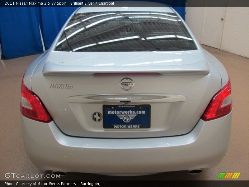 Brilliant Silver / Charcoal 2011 Nissan Maxima 3.5 SV Sport