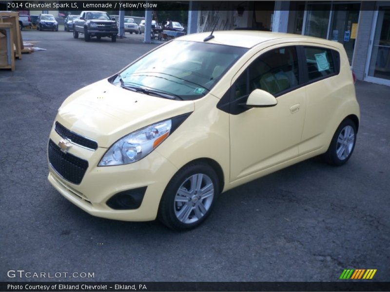 Lemonade / Yellow/Yellow 2014 Chevrolet Spark LS