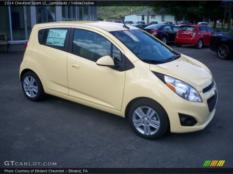Lemonade / Yellow/Yellow 2014 Chevrolet Spark LS
