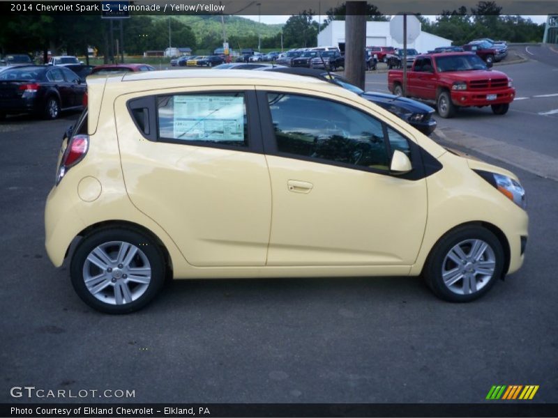 Lemonade / Yellow/Yellow 2014 Chevrolet Spark LS
