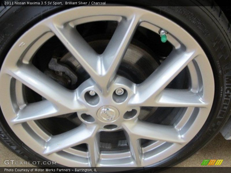 Brilliant Silver / Charcoal 2011 Nissan Maxima 3.5 SV Sport