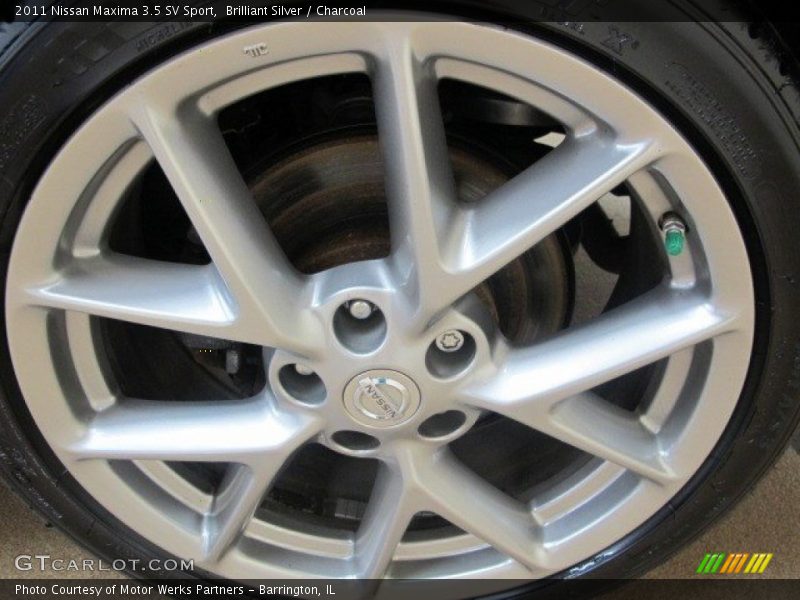 Brilliant Silver / Charcoal 2011 Nissan Maxima 3.5 SV Sport