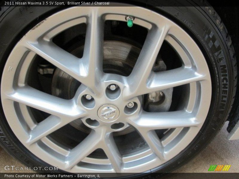 Brilliant Silver / Charcoal 2011 Nissan Maxima 3.5 SV Sport