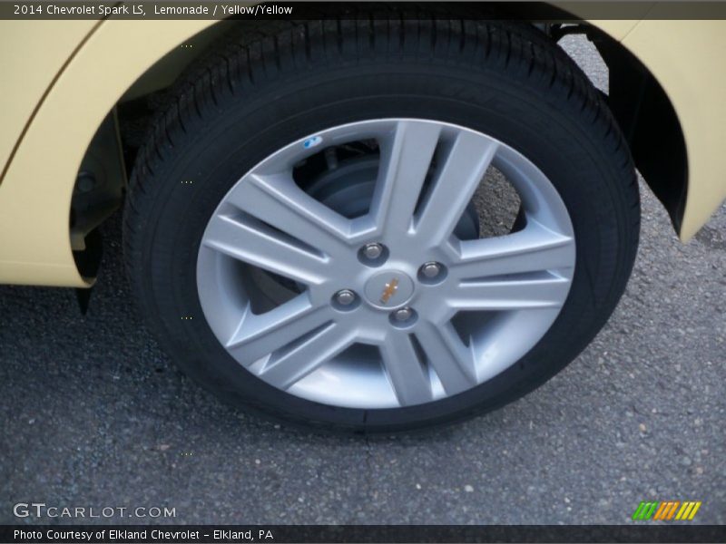 Lemonade / Yellow/Yellow 2014 Chevrolet Spark LS