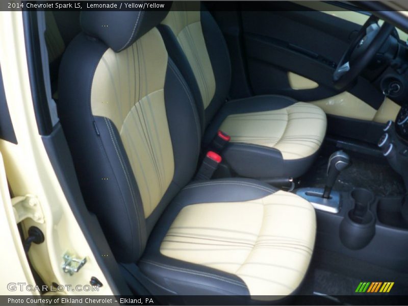 Lemonade / Yellow/Yellow 2014 Chevrolet Spark LS