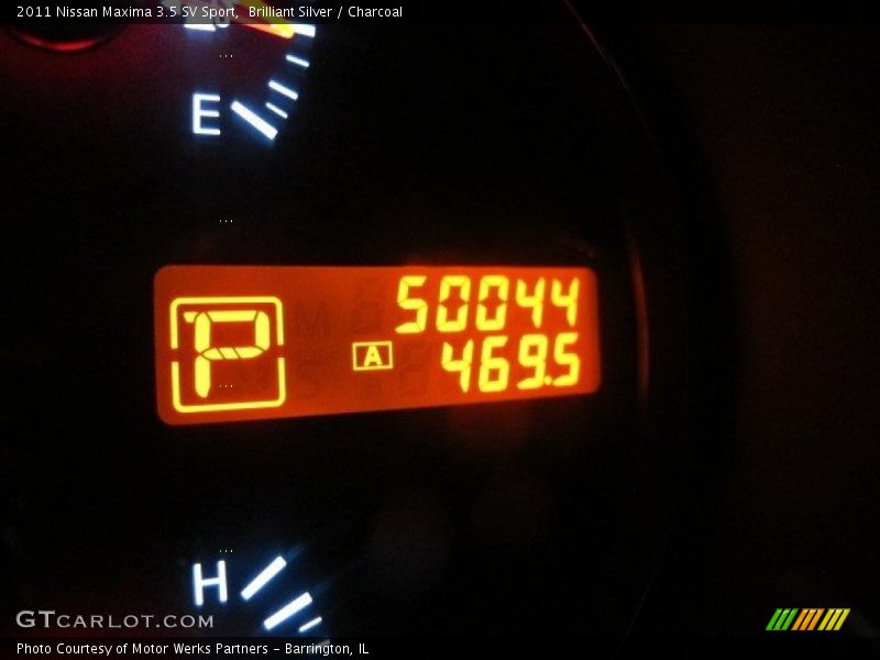 Brilliant Silver / Charcoal 2011 Nissan Maxima 3.5 SV Sport