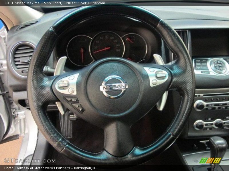 Brilliant Silver / Charcoal 2011 Nissan Maxima 3.5 SV Sport