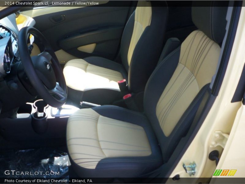 Lemonade / Yellow/Yellow 2014 Chevrolet Spark LS