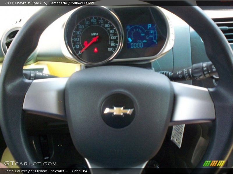 Lemonade / Yellow/Yellow 2014 Chevrolet Spark LS