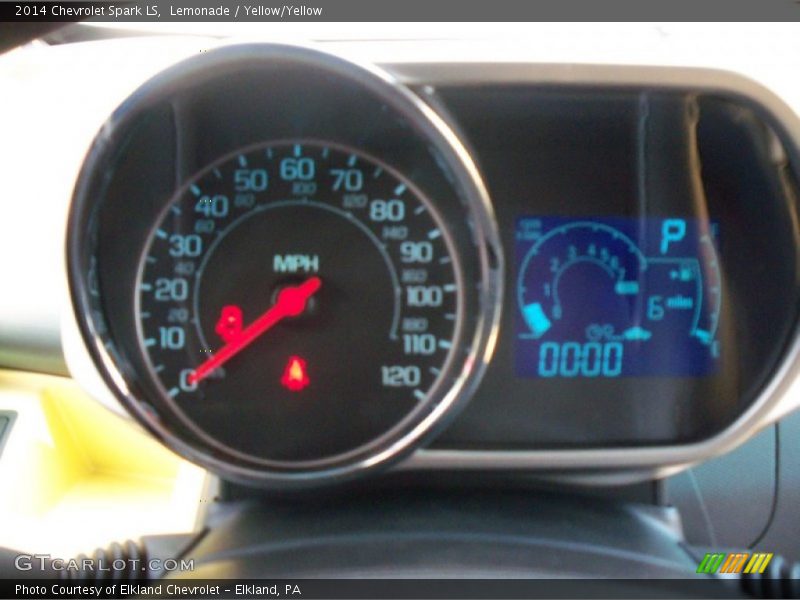 Lemonade / Yellow/Yellow 2014 Chevrolet Spark LS