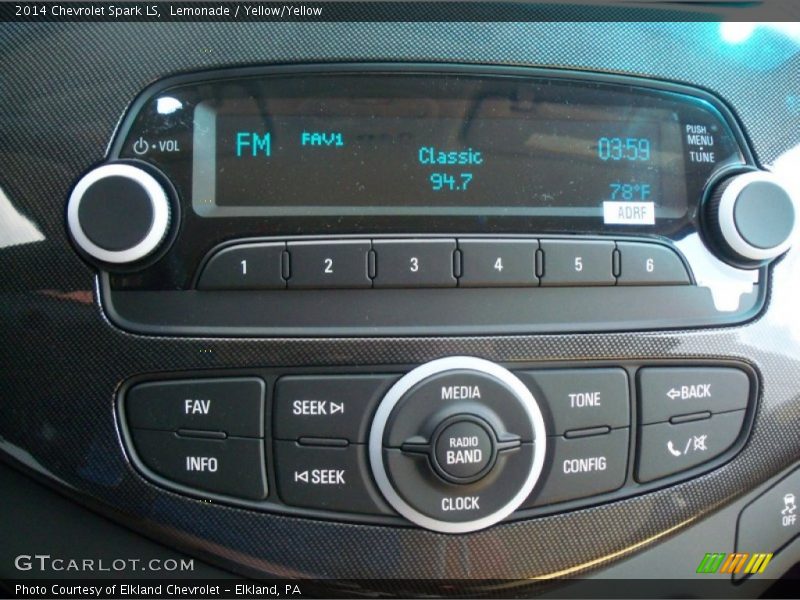 Lemonade / Yellow/Yellow 2014 Chevrolet Spark LS