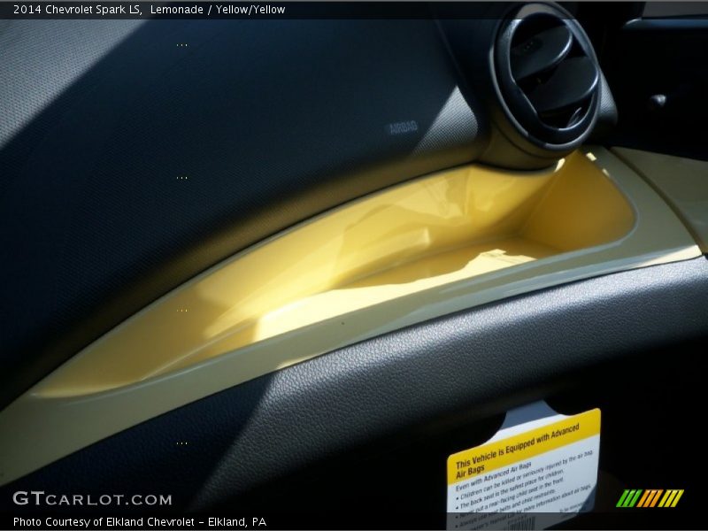 Lemonade / Yellow/Yellow 2014 Chevrolet Spark LS