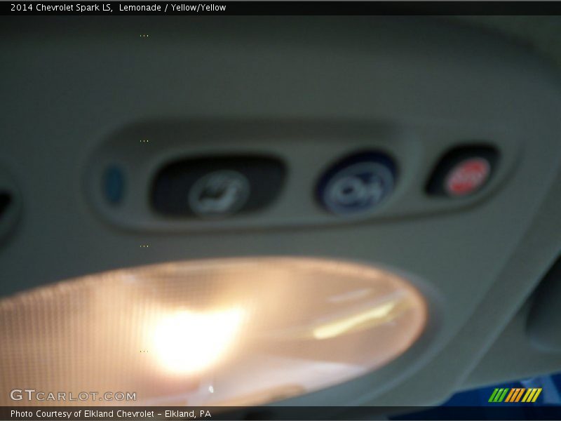 Lemonade / Yellow/Yellow 2014 Chevrolet Spark LS