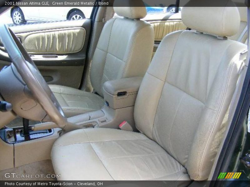 Green Emerald Metallic / Blond 2001 Nissan Altima GLE