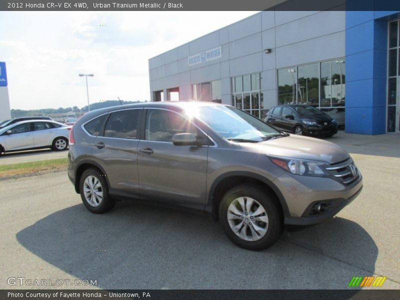 Urban Titanium Metallic / Black 2012 Honda CR-V EX 4WD