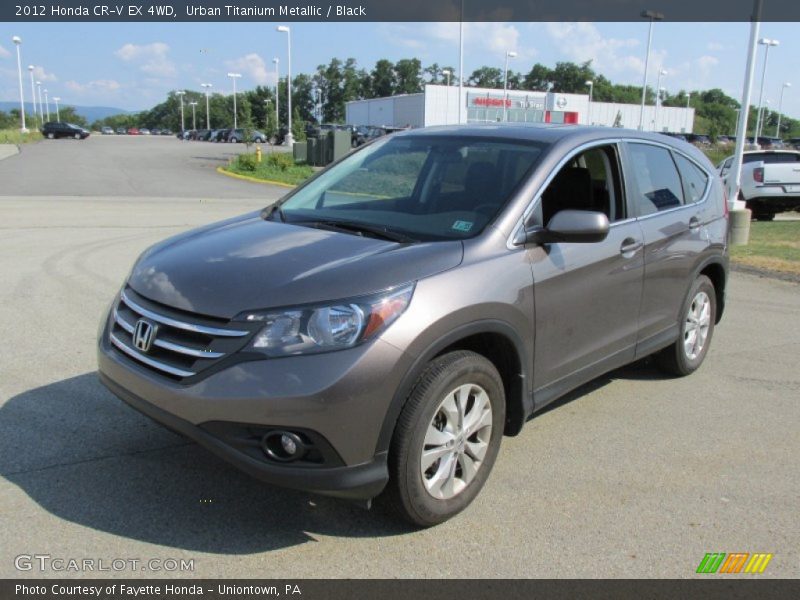 Urban Titanium Metallic / Black 2012 Honda CR-V EX 4WD