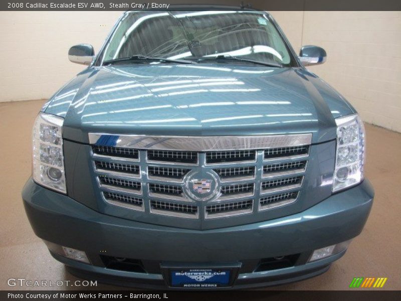 Stealth Gray / Ebony 2008 Cadillac Escalade ESV AWD