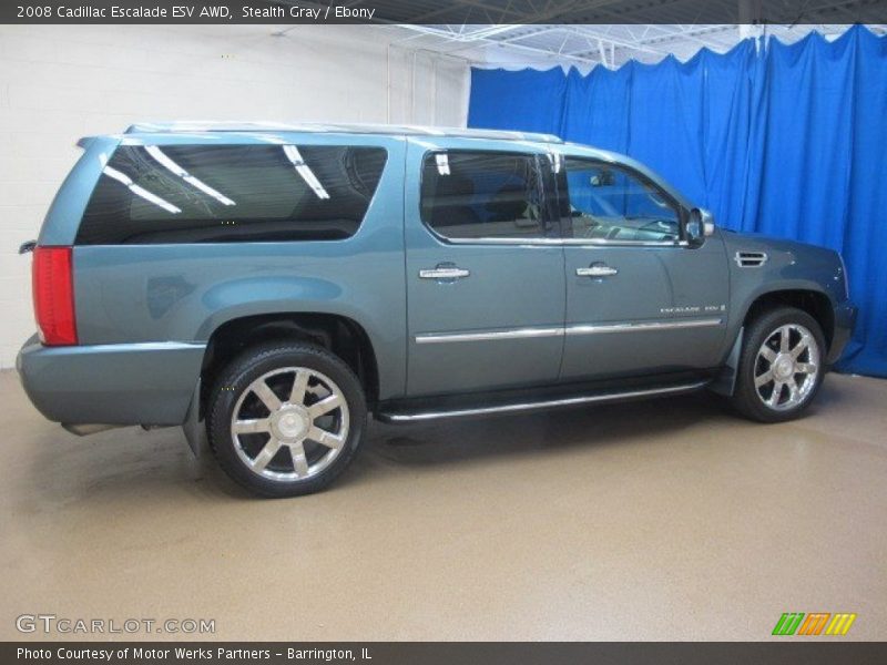 Stealth Gray / Ebony 2008 Cadillac Escalade ESV AWD