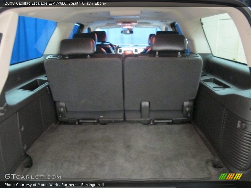 Stealth Gray / Ebony 2008 Cadillac Escalade ESV AWD
