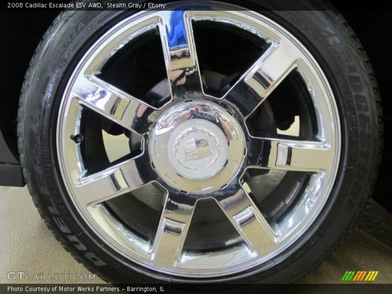 Stealth Gray / Ebony 2008 Cadillac Escalade ESV AWD