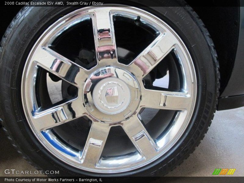 Stealth Gray / Ebony 2008 Cadillac Escalade ESV AWD
