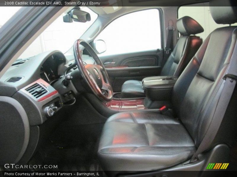 Stealth Gray / Ebony 2008 Cadillac Escalade ESV AWD