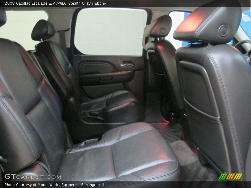 Stealth Gray / Ebony 2008 Cadillac Escalade ESV AWD