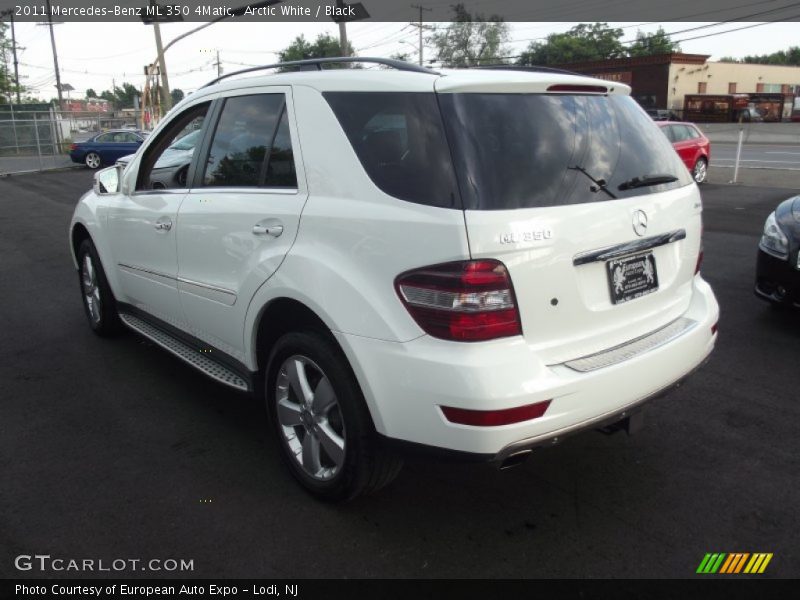 Arctic White / Black 2011 Mercedes-Benz ML 350 4Matic