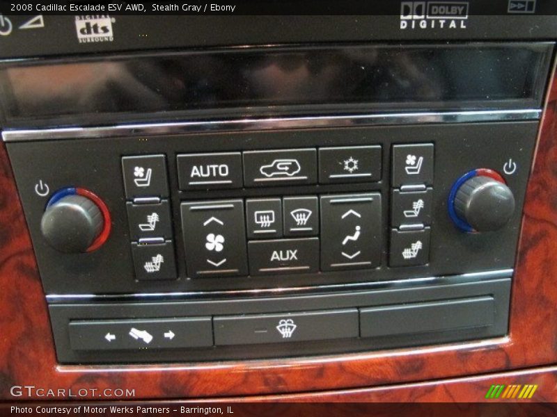 Stealth Gray / Ebony 2008 Cadillac Escalade ESV AWD