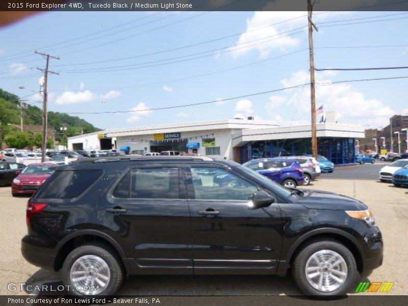 Tuxedo Black / Medium Light Stone 2015 Ford Explorer 4WD