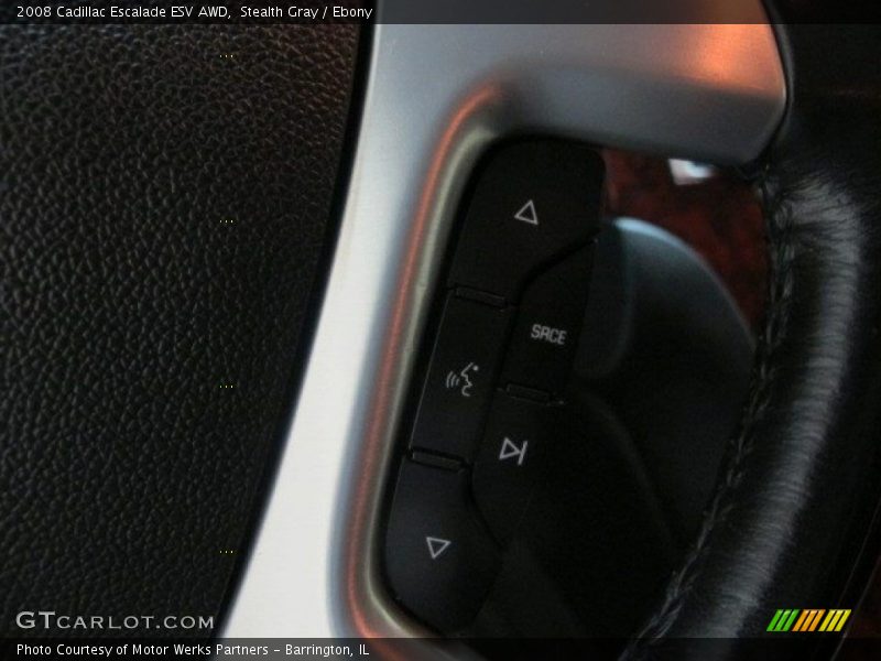 Stealth Gray / Ebony 2008 Cadillac Escalade ESV AWD