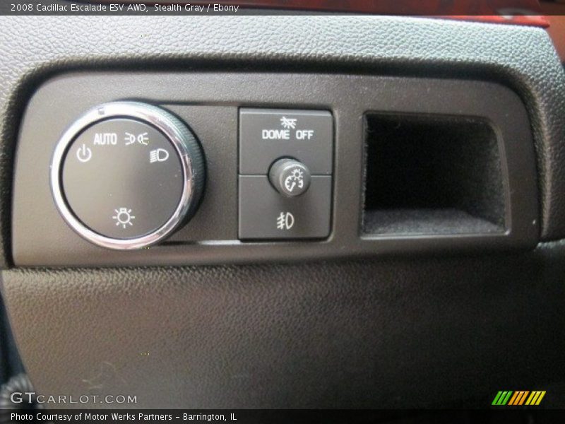Stealth Gray / Ebony 2008 Cadillac Escalade ESV AWD