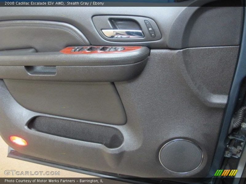 Stealth Gray / Ebony 2008 Cadillac Escalade ESV AWD