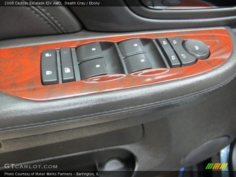 Stealth Gray / Ebony 2008 Cadillac Escalade ESV AWD