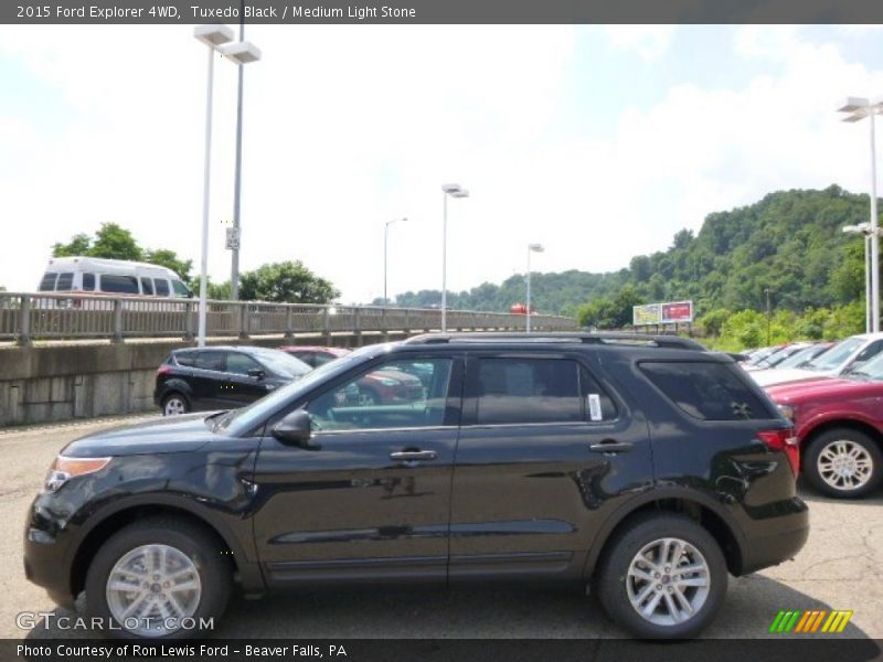 Tuxedo Black / Medium Light Stone 2015 Ford Explorer 4WD