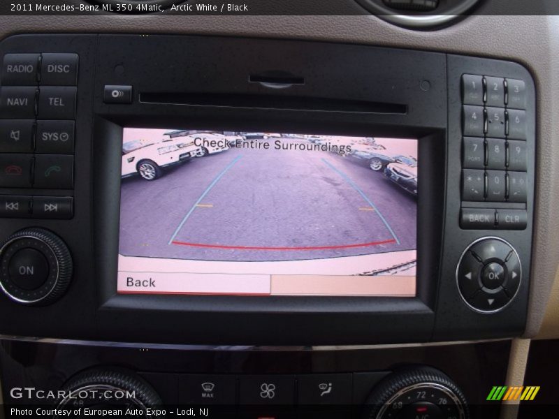 Arctic White / Black 2011 Mercedes-Benz ML 350 4Matic