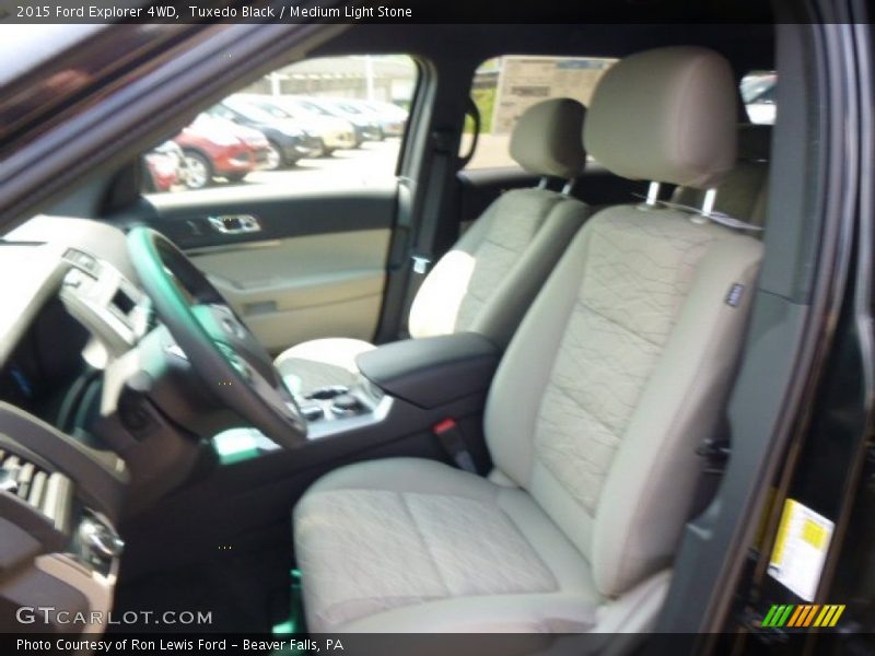 Tuxedo Black / Medium Light Stone 2015 Ford Explorer 4WD