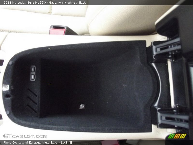 Arctic White / Black 2011 Mercedes-Benz ML 350 4Matic