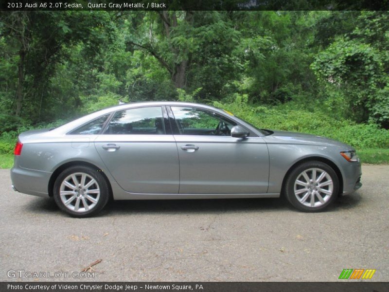 Quartz Gray Metallic / Black 2013 Audi A6 2.0T Sedan