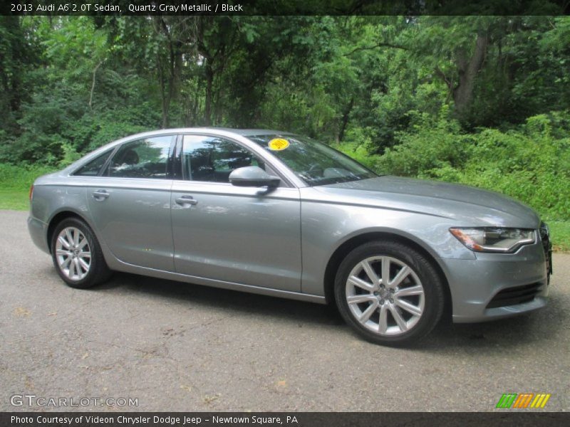 Quartz Gray Metallic / Black 2013 Audi A6 2.0T Sedan