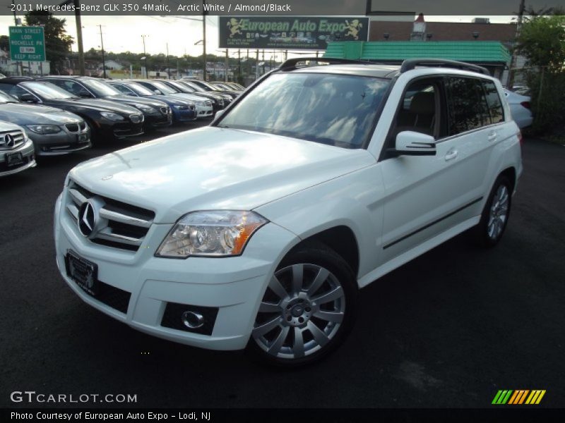 Arctic White / Almond/Black 2011 Mercedes-Benz GLK 350 4Matic